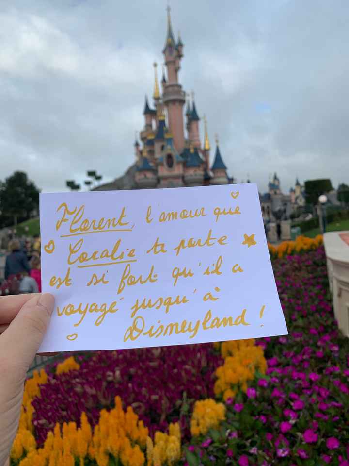 Proposition Love note à disneyland - 1