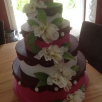 Urne en weeding cake, fait maison :)