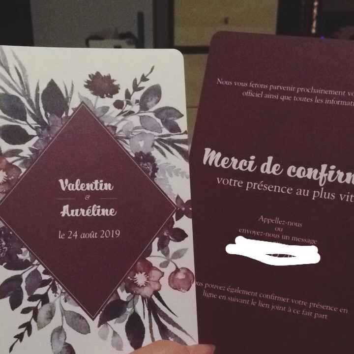 On a reçu nos Save the date 😁 - 1