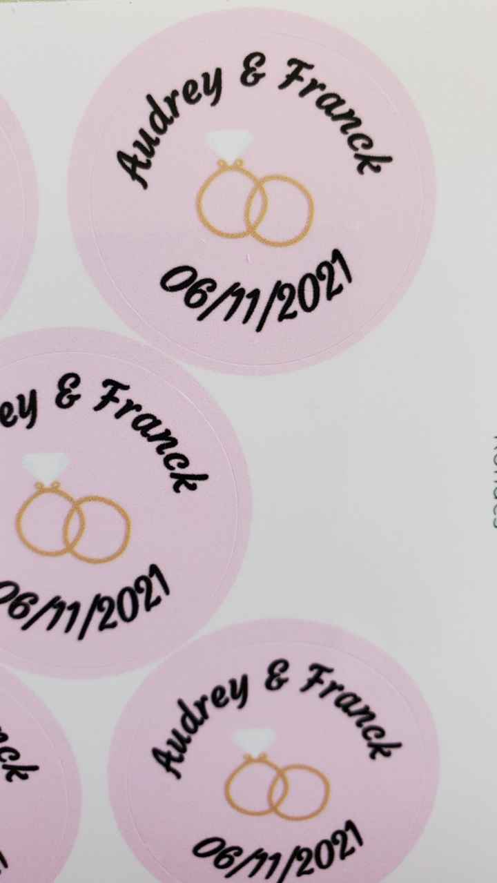 éTiquettes pour cadeaux invités - 1