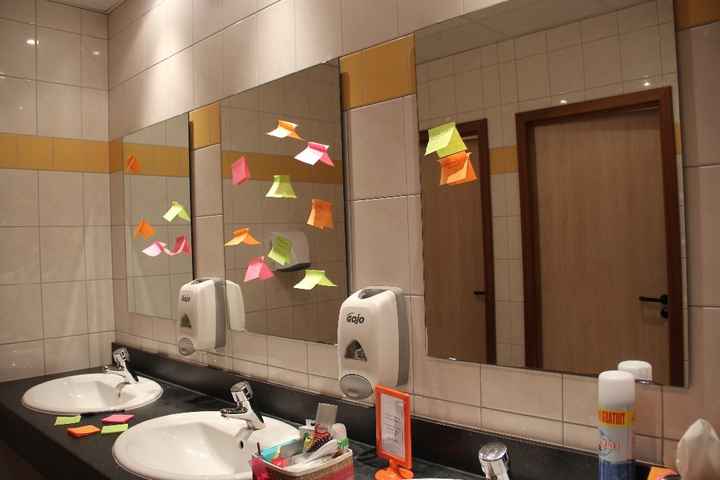 post-it wc