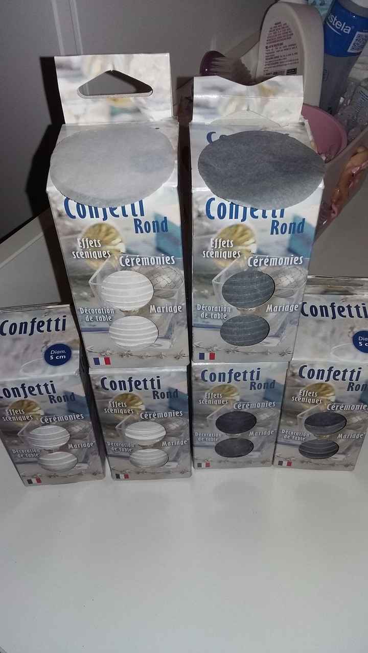 confettis sorties d'église