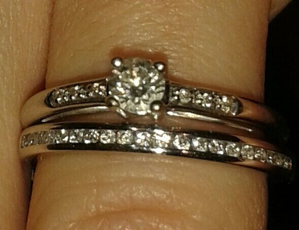 Association bague de fiancaille + alliance  2