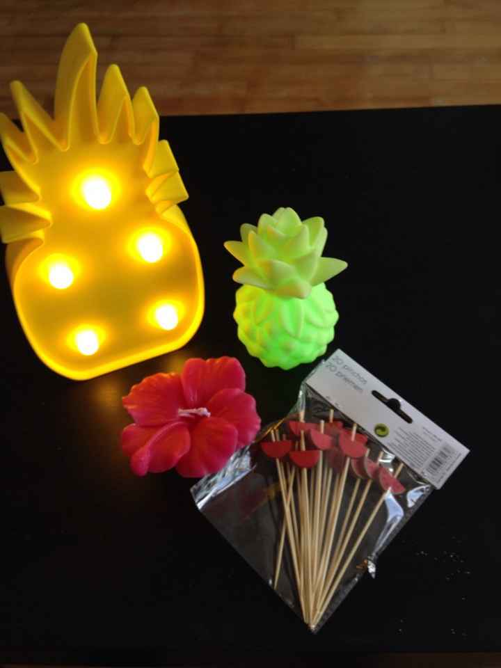 Premiers achats deco thème tropical - 1