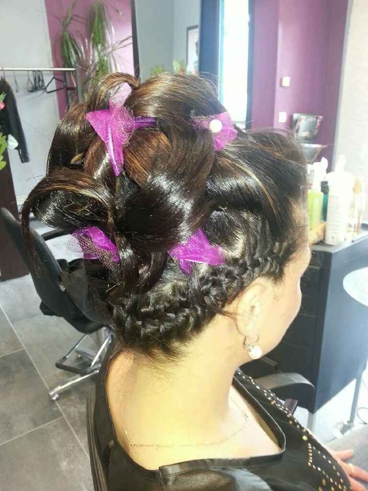 Essaie chignon. - 1