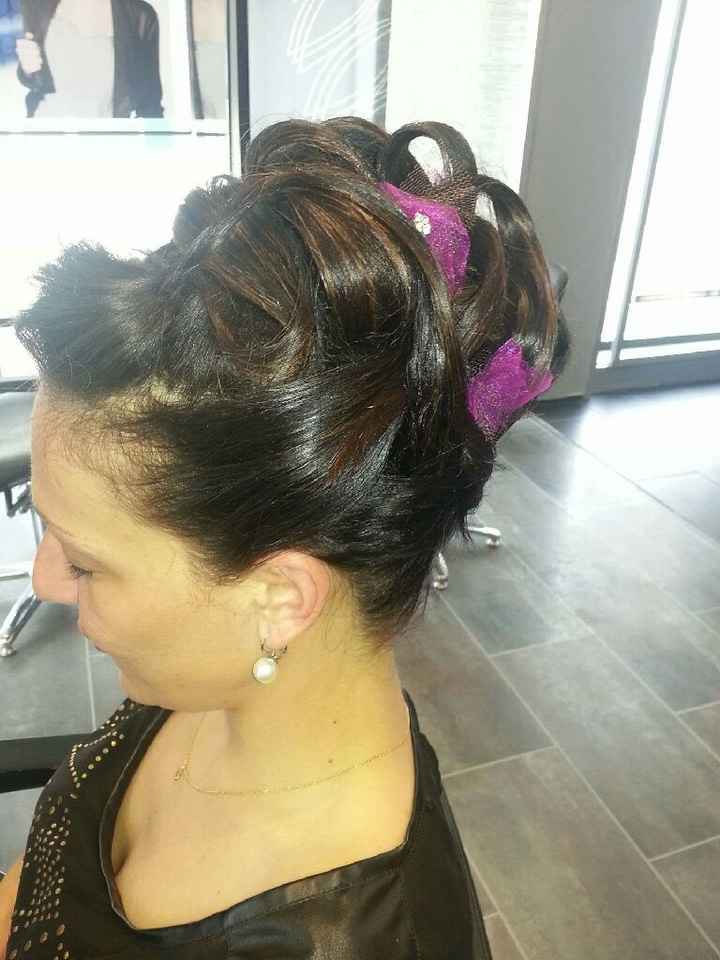 Essaie chignon. - 3
