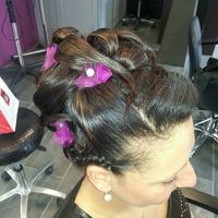 Essaie chignon. - 2