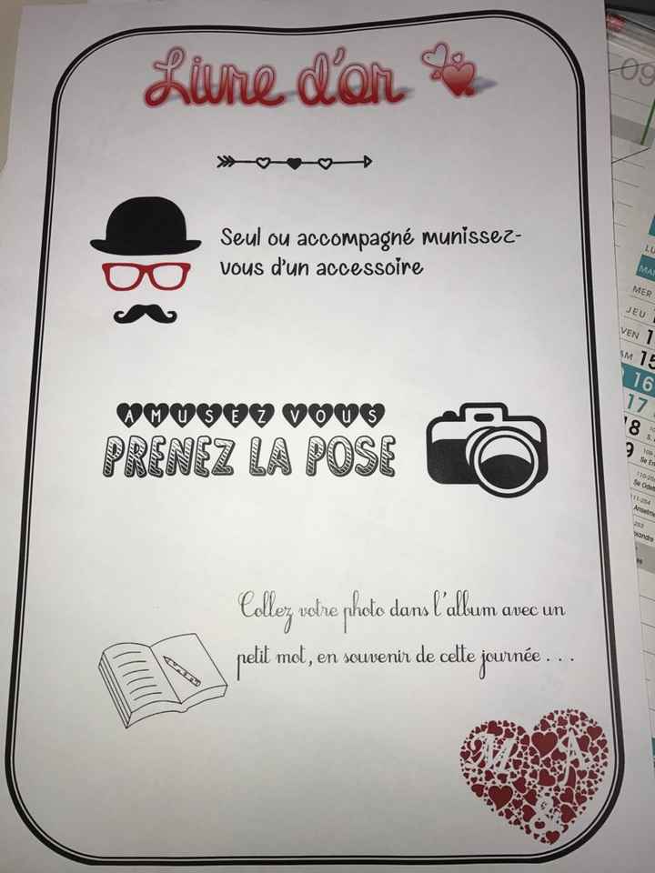 Message livre d'or - 1