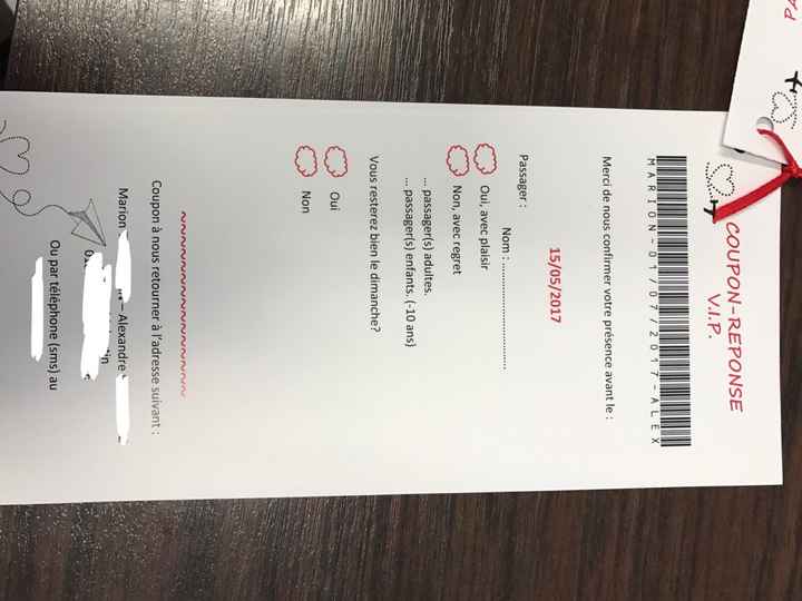 Faire part thème voyage - 6