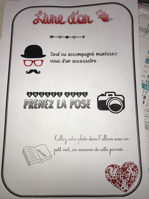 Message livre d'or - 1
