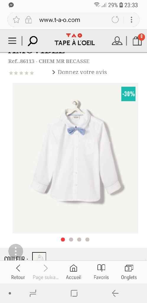 Tenues des enfants d'honneur - 5