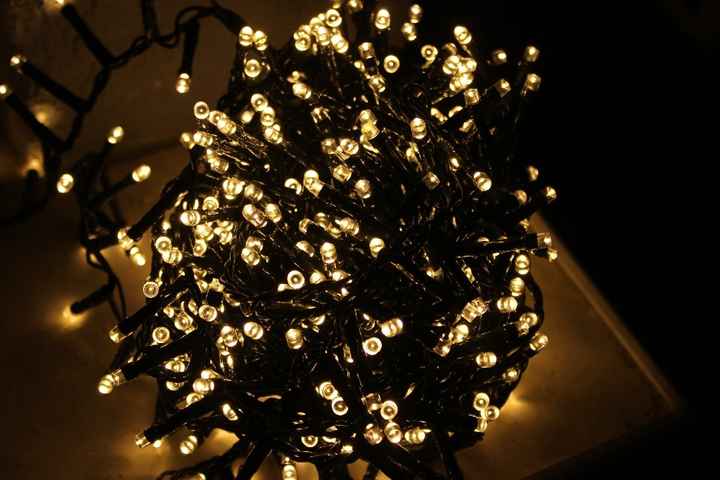 Guirlande lumineuse couleur blanc chaud