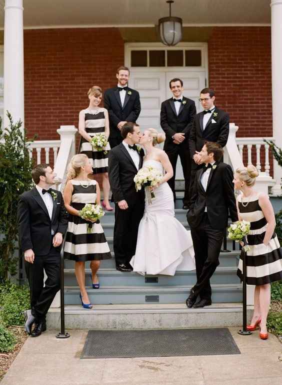 Les mariés & leurs temoins!