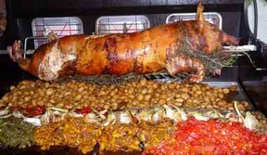 3 - Le plat unique : Cochon, paella,... 