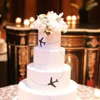 Même si la c'est présenté sur un wedding cake