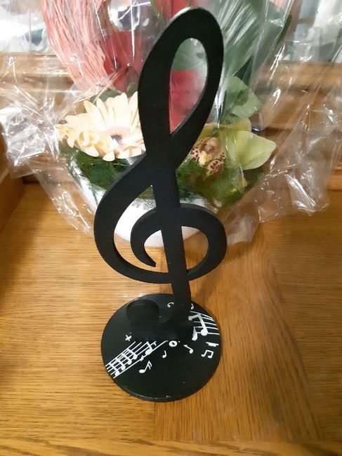 Centre de table note de musique - 1