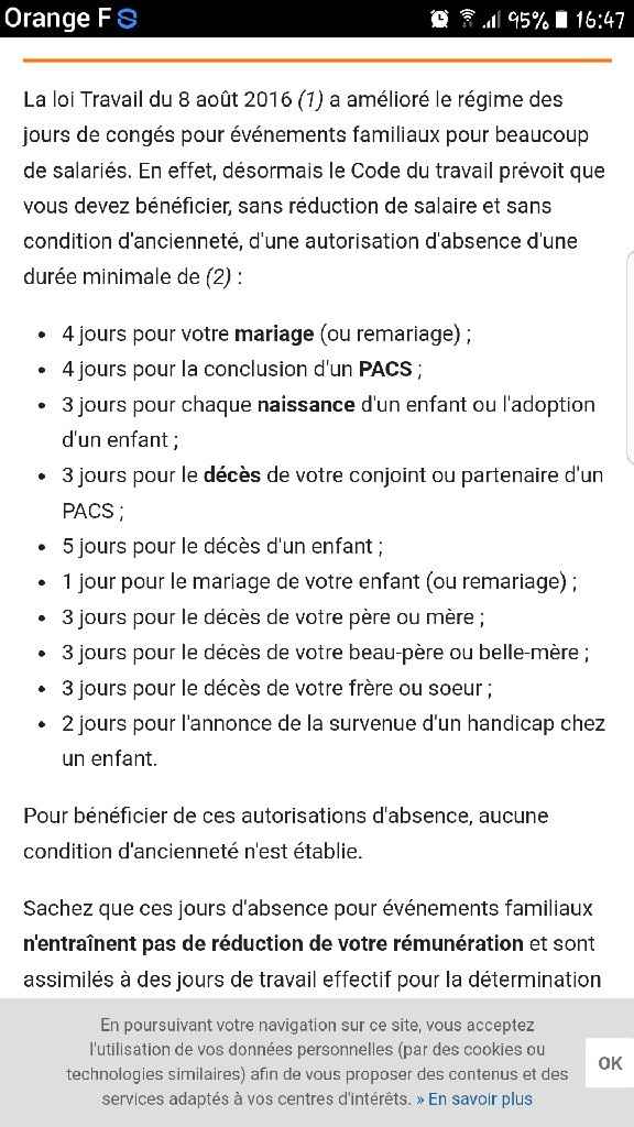 Quand ta demande de congés pour la mariage se passe mal - 1