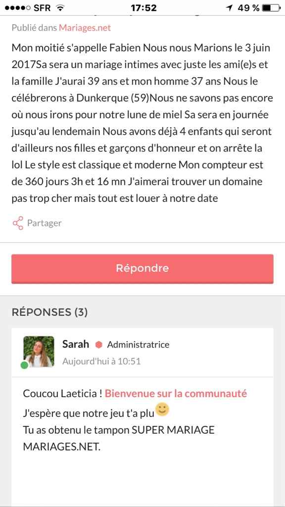 Laeticia mon passeport de mariage - 1