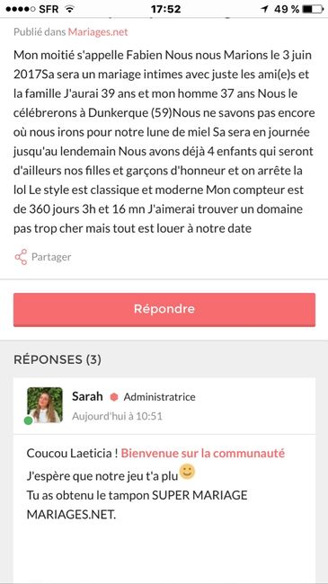 Laeticia mon passeport de mariage - 1
