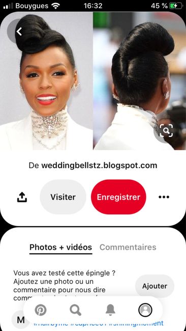 Coiffure mariage cheveux nappy 4