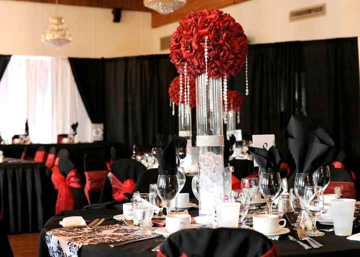 mariage rouge et noir