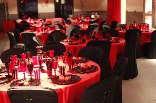 mariage rouge et noir