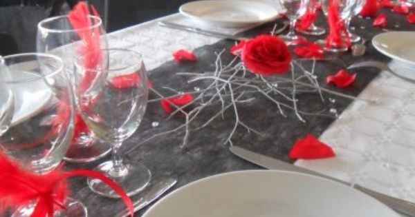 mariage rouge et gris