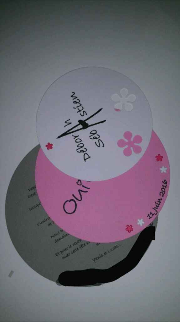 Notre faire part diy - 2