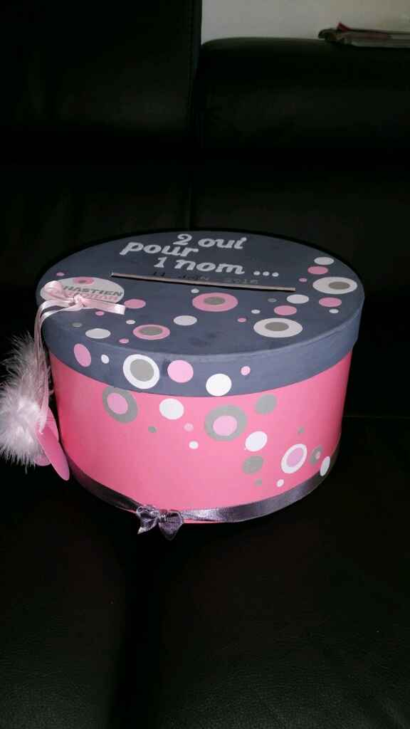 Mon urne et ma boîte parfait temoin diy - 2