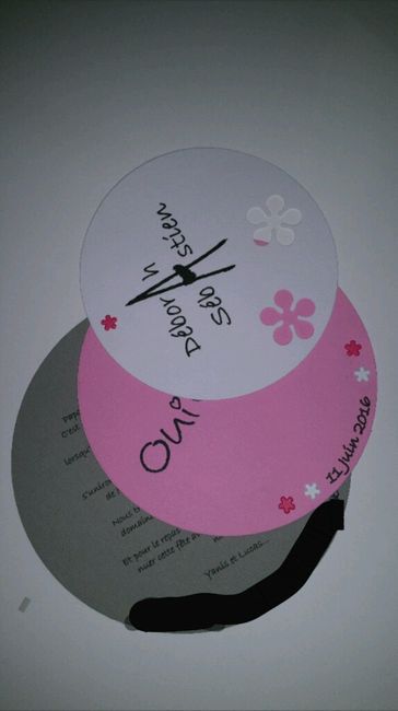 Notre faire part diy - 2