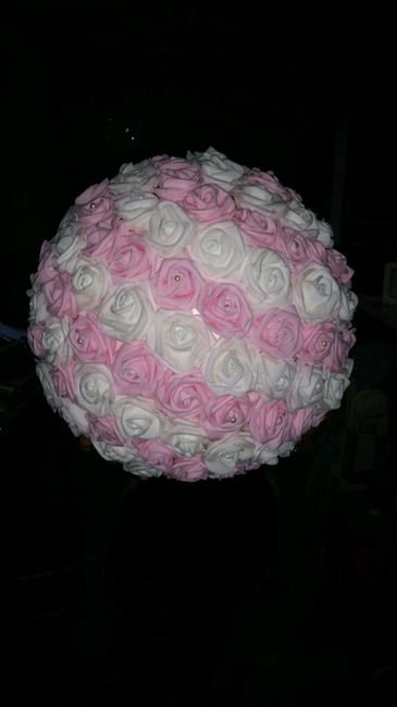 Boule de fleurs artificielles aliexpress - 1