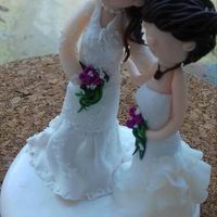 Figurines couple mixte pour la pièce montée! - 1