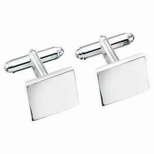 Boutons manchettes argent