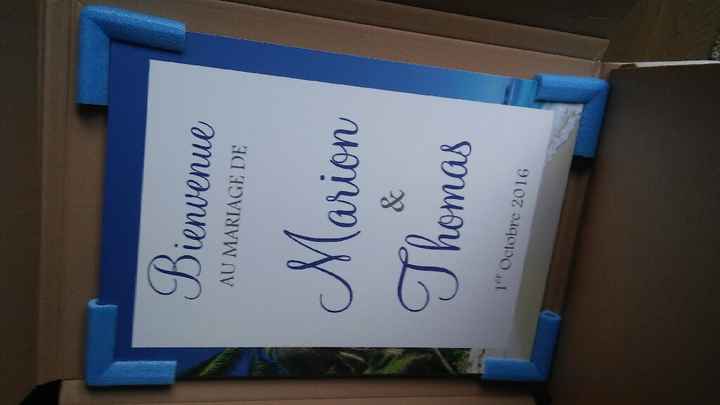 Par qui passer pour faire imprimer plan de table/affiche de bienvenue - 1