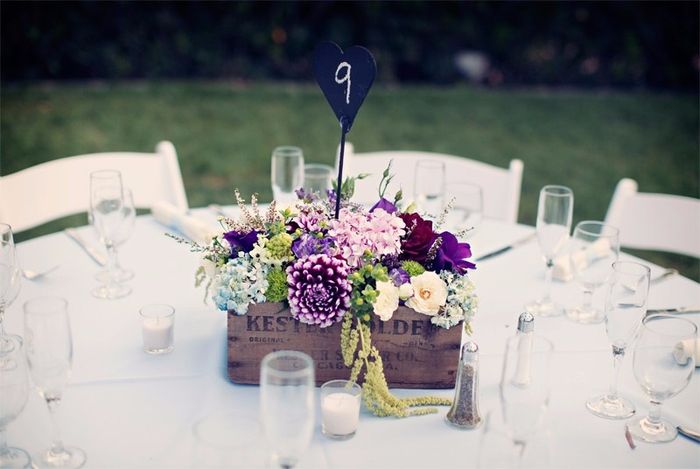 Centre table caisse vin