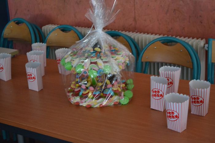 Pièce montée de bonbons