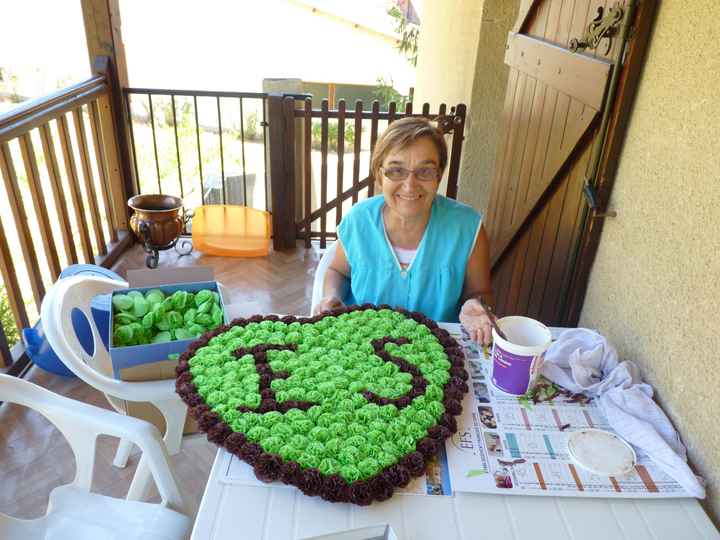 coeur en papier crepon