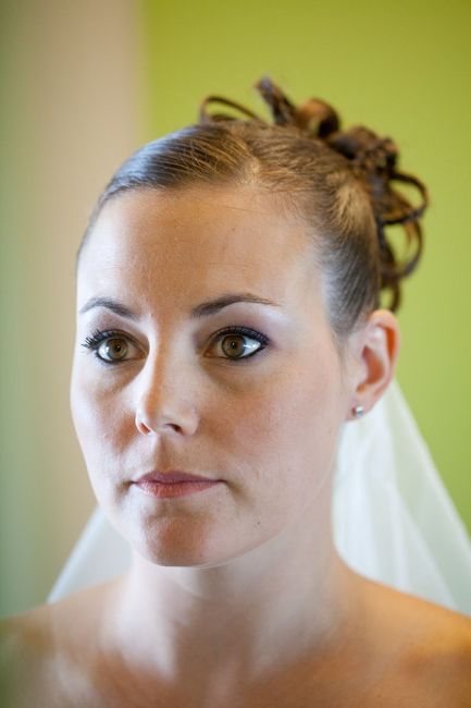 maquillage et chignon