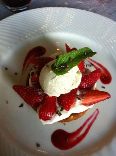 Un des dessert du Domaine 