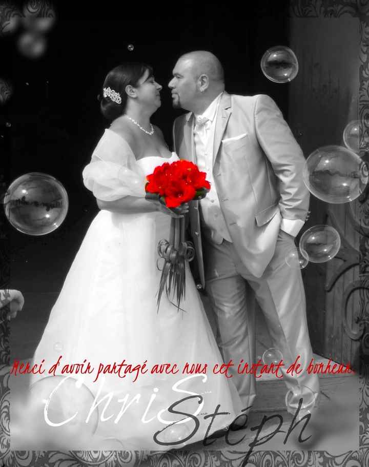 Carte de remerciement 