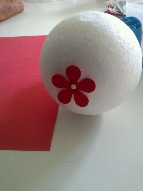 Tuto boule de fleurs papier - 2