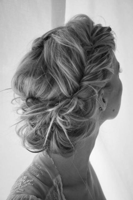 Idée chignon décoiffé - 2