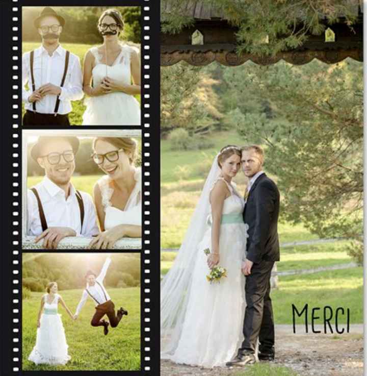 Carte de remerciement - 1