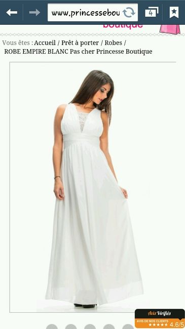 Ma belle soeur aura une robe quasi blanche au mariage.. - 1