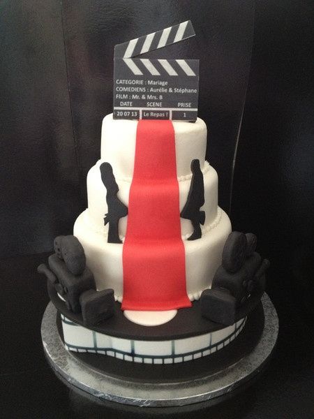 Wedding cake thème cinéma - 1