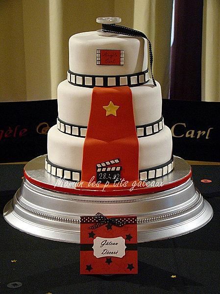 Wedding cake thème cinéma - 2