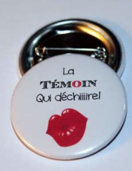 Badge cadeau témoin - 2