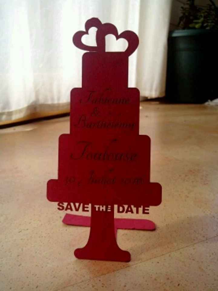 Save the date et une belle soeur en or - 4