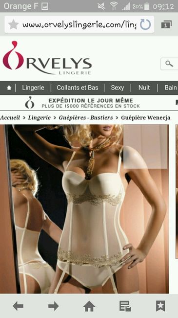Bustier et les dessous - 1