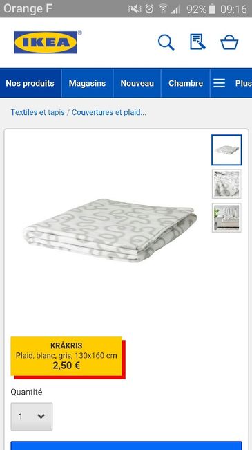 Plaid-cadeau invité - 1